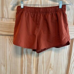 3 for $16! Rust Orange Athletic Running Shorts